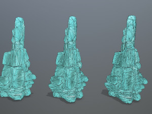 Ice rocks 3D मॉडल