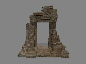 Ruin Gate 3D Model