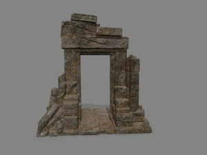 Ruin Gate 3D Model