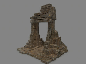 Ruin Gate 3Dモデル