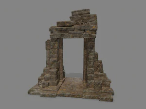 Ruin Gate 3D Model
