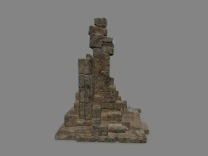 Ruin Gate 3D Model