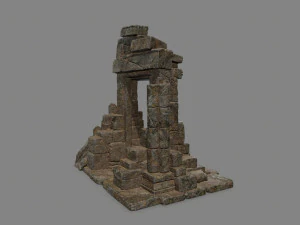 Ruin Gate 3D Model