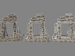 Ruin Gate 3Dモデル