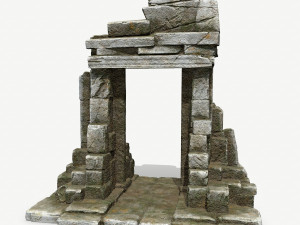 Ruin Gate 3Dモデル