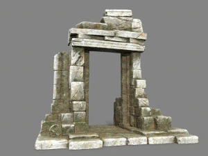 Port&atilde;o da Ru&iacute;na Modelo 3D