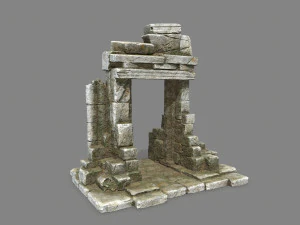 Port&atilde;o da Ru&iacute;na Modelo 3D