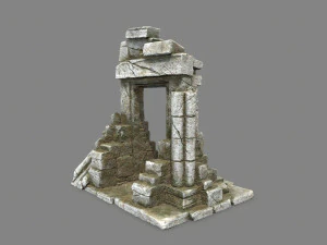 Port&atilde;o da Ru&iacute;na Modelo 3D