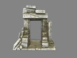 Port&atilde;o da Ru&iacute;na Modelo 3D