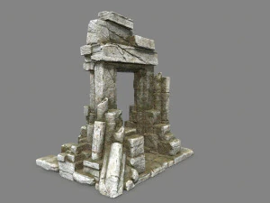 Port&atilde;o da Ru&iacute;na Modelo 3D