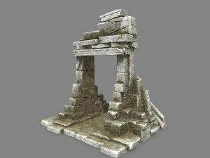Port&atilde;o da Ru&iacute;na Modelo 3D