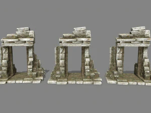 Port&atilde;o da Ru&iacute;na Modelo 3D