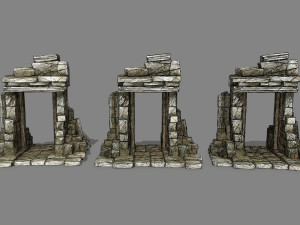 Ruin Gate 3D 모델