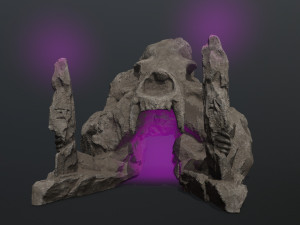 Skull Gate 3D 모델