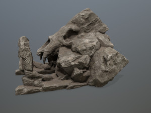 Skull Gate 3D 모델