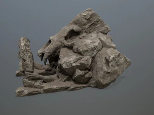 Skull Gate 3D Model