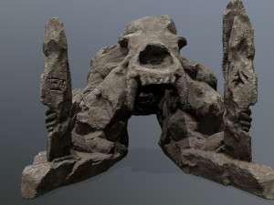 Skull Gate 3D 모델