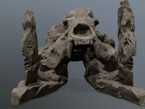 Skull Gate 3D Model
