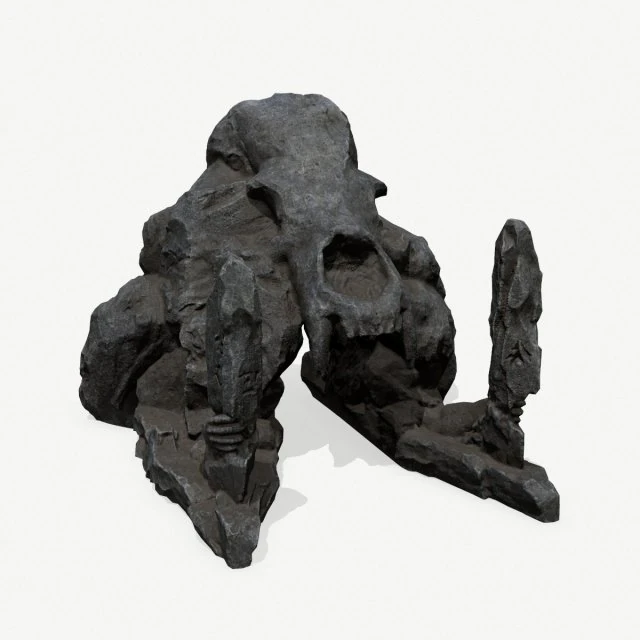 Skull gate 3D Model .c4d .max .obj .3ds .fbx .stl .blend 