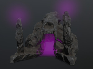 Skull gate 3D Model