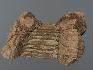 Ruin Stairs Modelo 3D