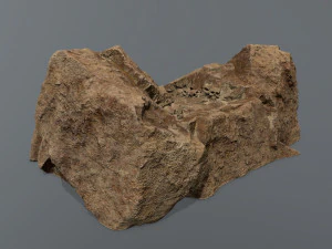 Ruin Stairs 3D Model