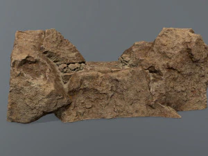 Ruin Stairs 3D Model