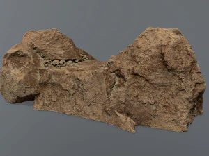 Ruin Stairs 3D Model