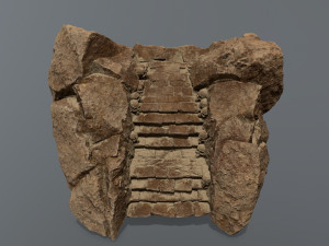 Ruin Stairs Modelo 3D