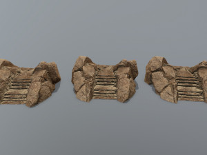 Ruin Stairs Modelo 3D