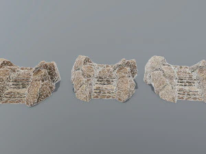 Ruin Stairs 3D Model