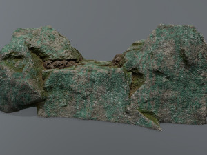 Ruin Stairs 3D Model