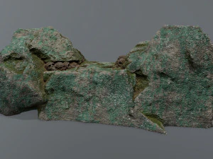 Ruin Stairs 3D Model
