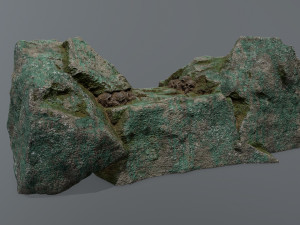 Ruin Stairs 3D Model