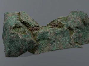 Ruin Stairs 3D Model