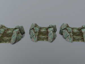 Ruin Stairs 3D Model