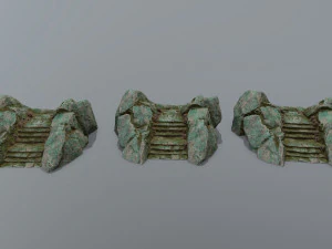 Ruin Stairs 3D Model