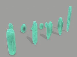 Crystal set 3D Model