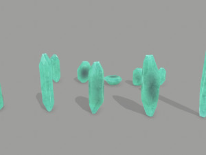 Crystal set Modello 3D