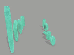 Crystal set 3D Model