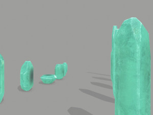 Crystal set Modello 3D