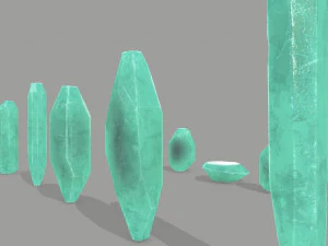 Crystal set 3D Model