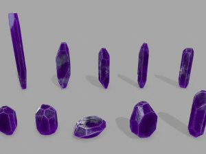 Crystal set 3D Model