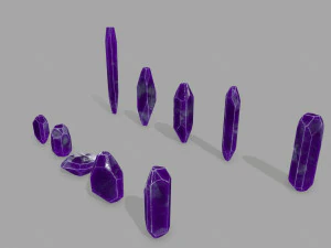 Crystal set 3D Model