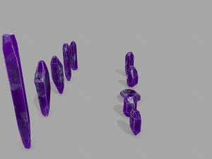 Crystal set 3D Model