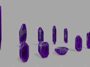 Crystal set 3D Model