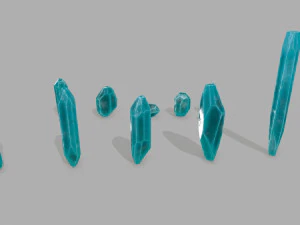 Crystal set 3D Model