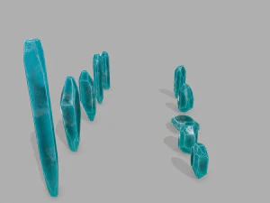 Crystal set 3D Model