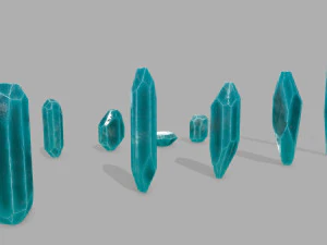 Crystal set 3D Model