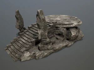 Temple 3D Model